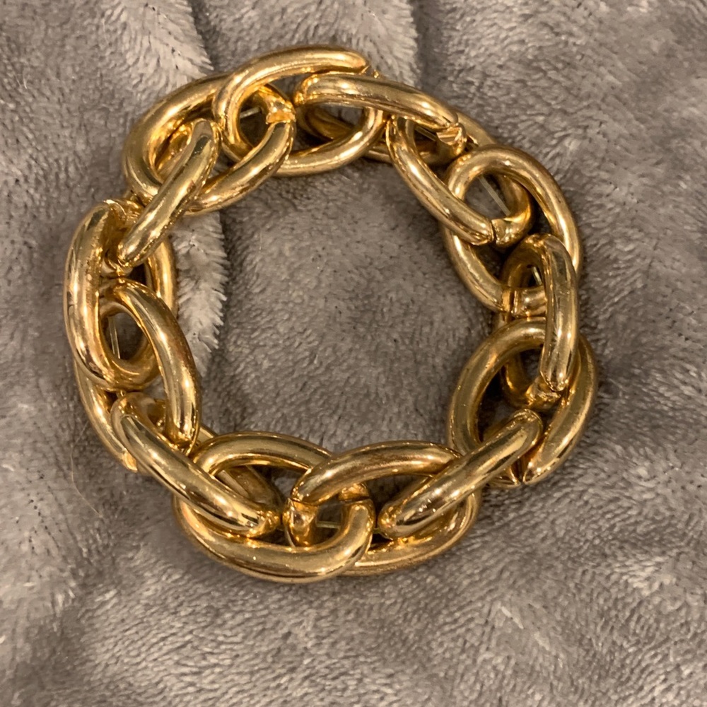 Gold Chain Link Bracelet